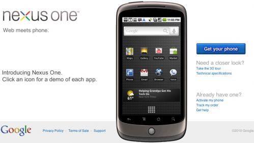 Nexus One Google Phone