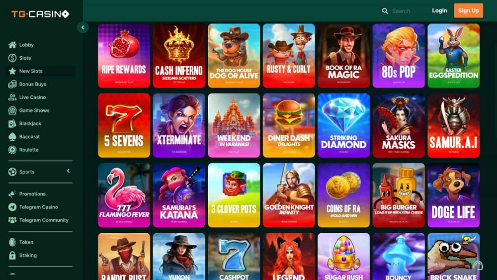 TG.Casino Telegram-based crypto casino offering cashback and free spins